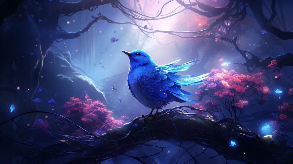 spiritual meaning of seeing a blue bird in a dream