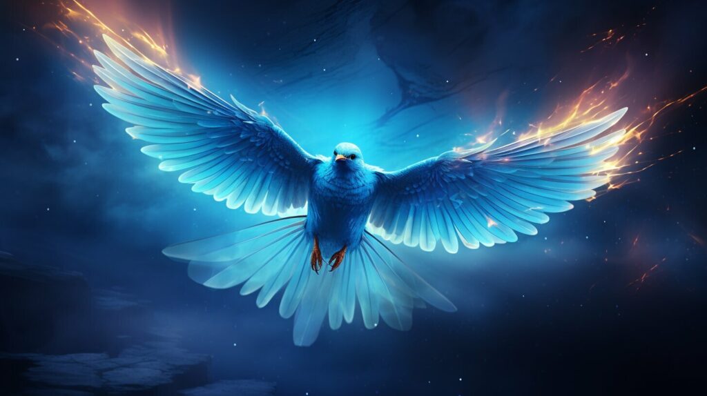 spiritual significance of a blue bird in dreams