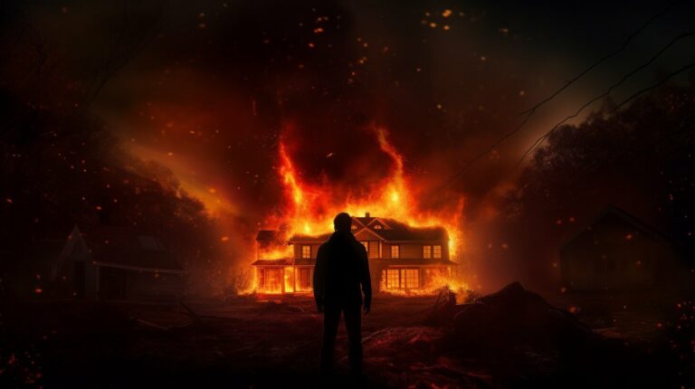 biblical meaning of house on fire in a dream