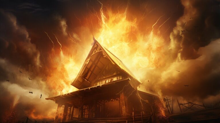 dream of house on fire spiritual meaning
